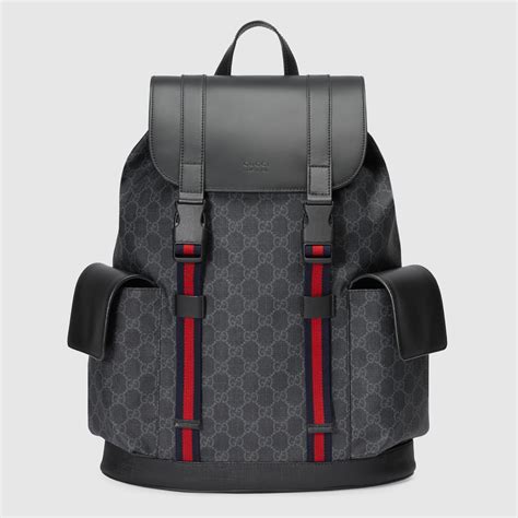 gucci mens backpacks|luxury leather backpacks for men.